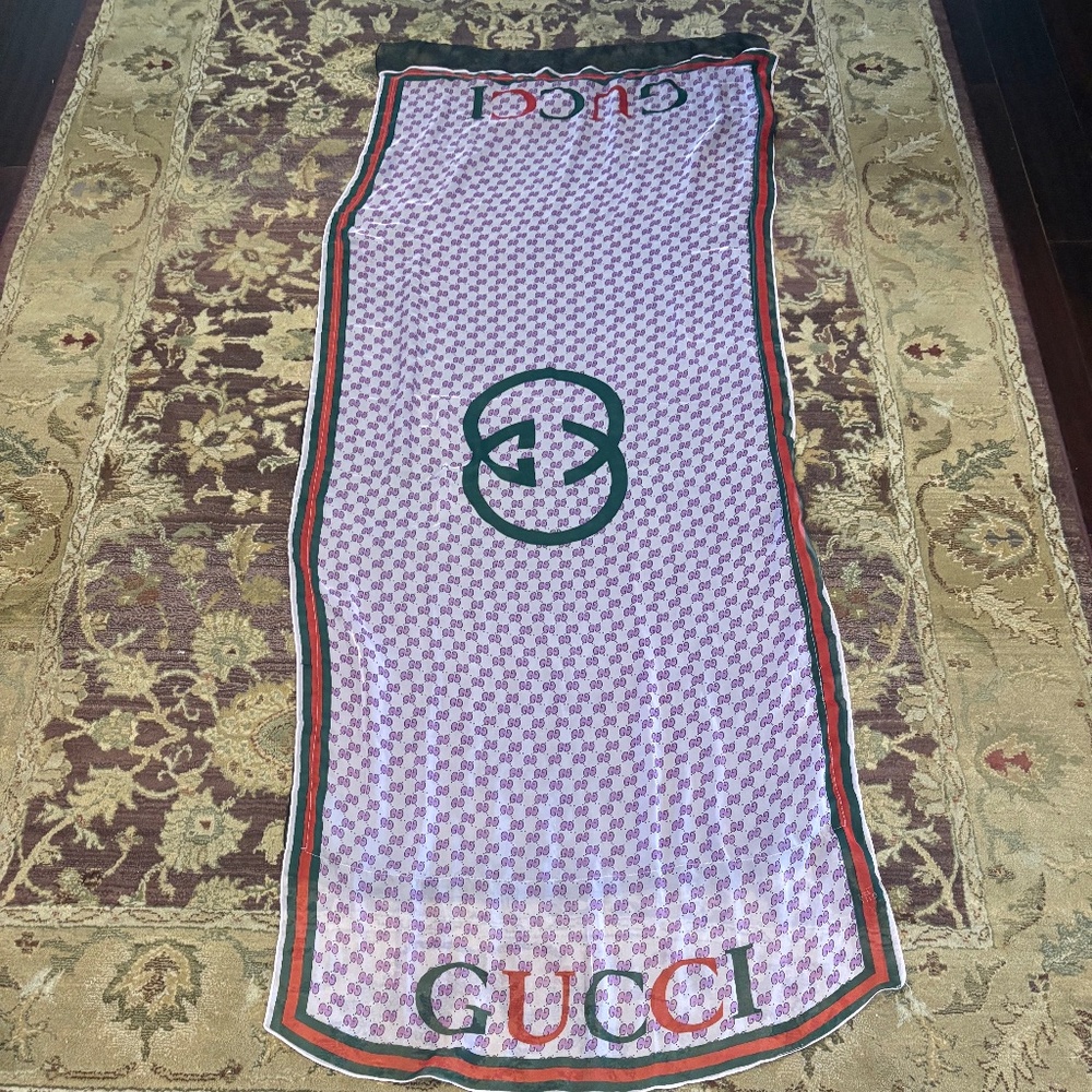 “COPY” GUCCI SILK SCARF
